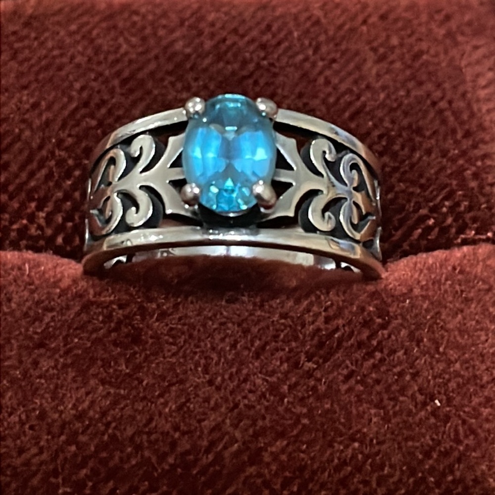 James Avery Adoree Blue Topaz